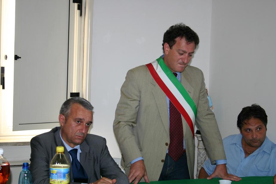 Il sindaco Gallo